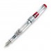 意大利 AURORA Optima Demonstrator  trasparente Fountain Pen 透明樹脂（紅） 墨水筆