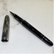 意大利 AURORA 88系列 黑色白夾 寶珠筆