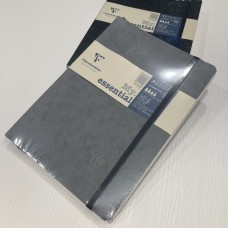 Clairefontaine My Essential線裝綁帶本A5-方格灰色