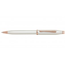 CROSS Century II Pearlescent White  Ballpoint Pen 原子筆 珍珠白金夾