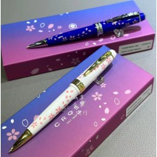 Cross Bailey Light Cherry Blossom Collection Blue/White Ballpoint Pen|高仕 櫻花綻放 藍色/白色 原子筆