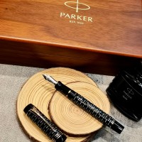 Parker 派克Duofold 大多福 100週年 耀黑金夾 紀念款鋼筆