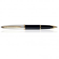 威迪文 WATERMAN CARENE系列 DEUXE BLACK Fountain Pen 黑色金夾 墨水筆