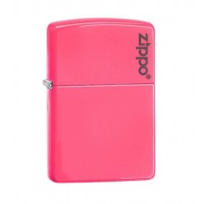 美國 ZIPPO 芝寶 28886ZL Neon Pink Zippo Logo 熒光粉Zippo標誌