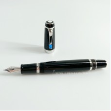 Mont Blanc 萬寶龍 Boheme Fountain Pen 短款黑色（藍石）墨水筆 25130