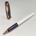 派克 PARKER SONNET 卓爾系列 EXC珍珠白筆身+純銀格子紋筆蓋 玫瑰金夾 寶珠筆/簽字筆